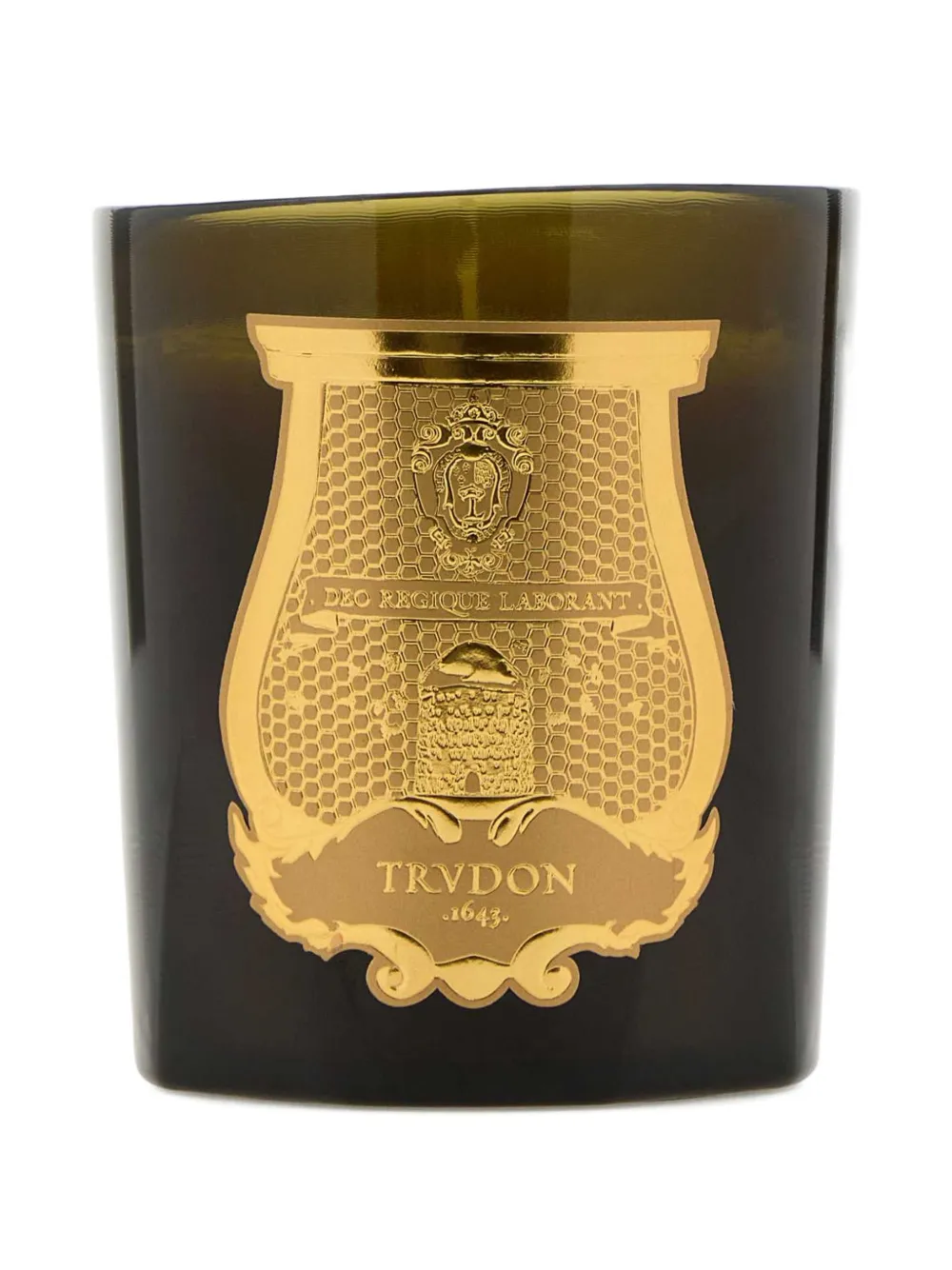 TRUDON logo-detail candle - Verde