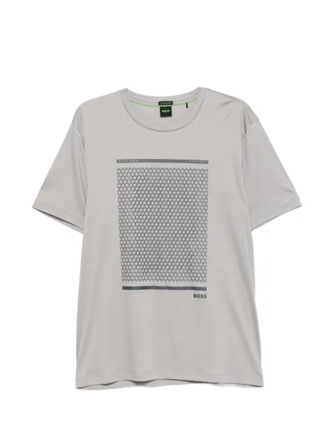 BOSS geometric-print T-shirt