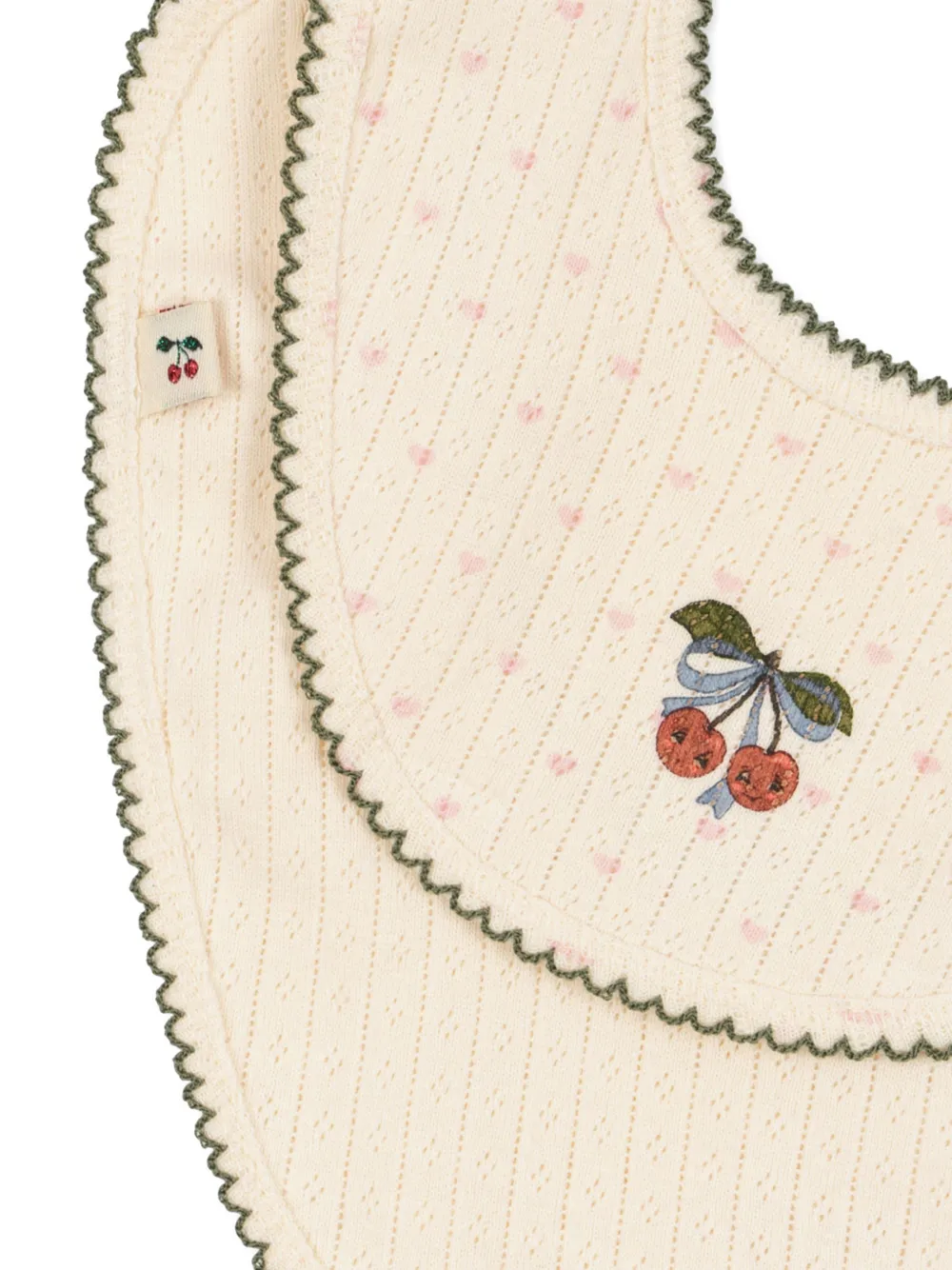  Konges Sløjd Minnie Bibs (set Of Two) - Neutrals 