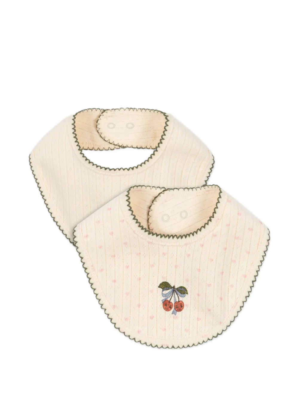 Konges Sløjd Minnie bibs (set of two) - Nude