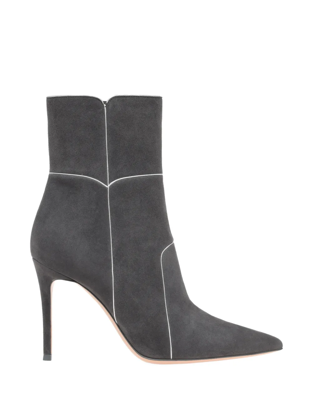 Gianvito Rossi pointed-toe panelled boots - Grigio