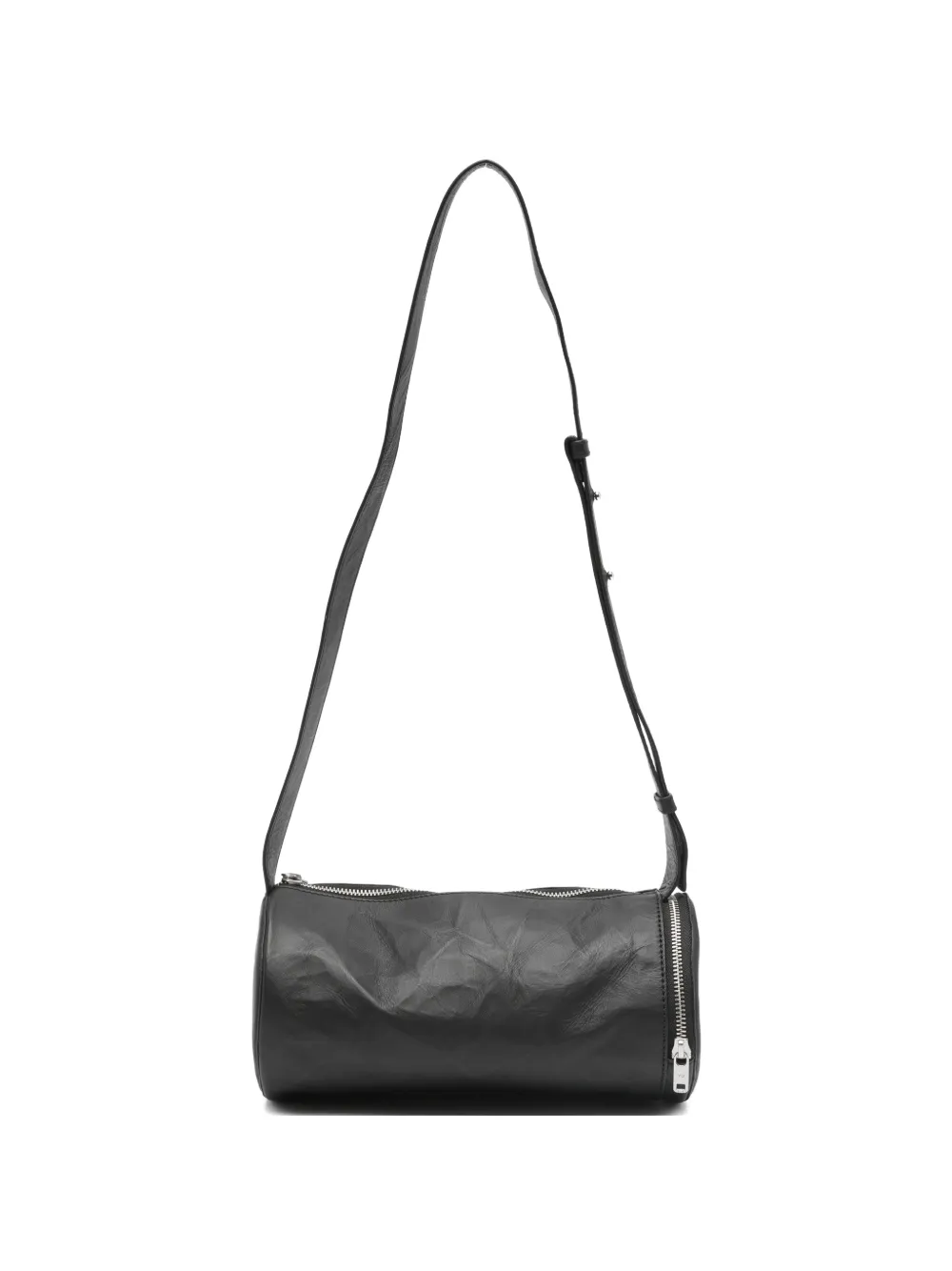 Y-3 Barrel zip-cylinder messenger bag - Nero