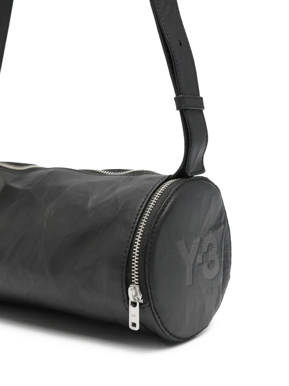 Y-3 Barrel messengertas met rits Zwart
