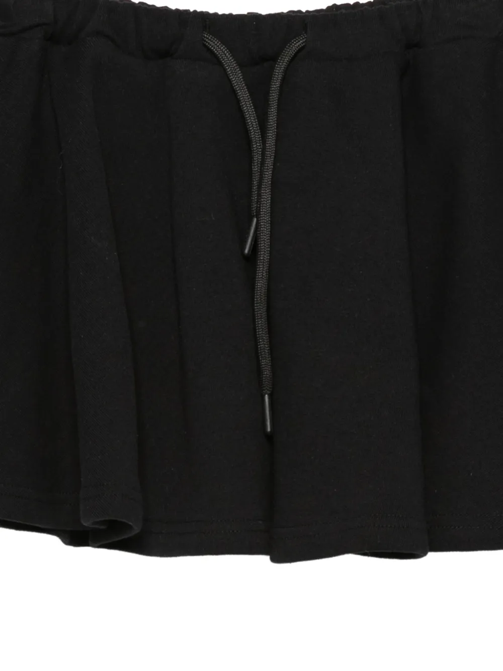  Msgm Kids Drawstring Skirt - Black 