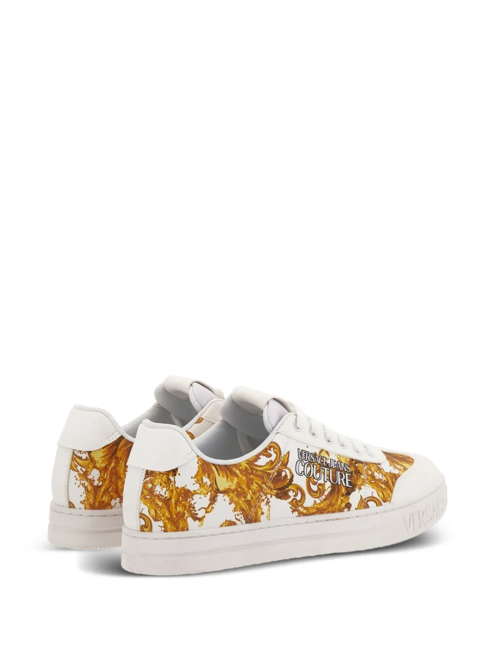 Versace Jeans Couture Court 88 sneakers met logo Wit