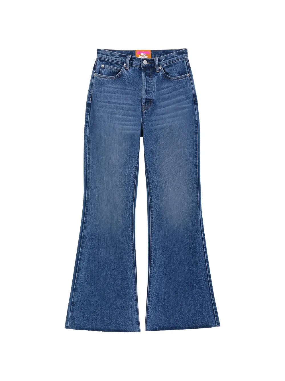 Hey Joanie Eclipse Fray flared jeans - Blu