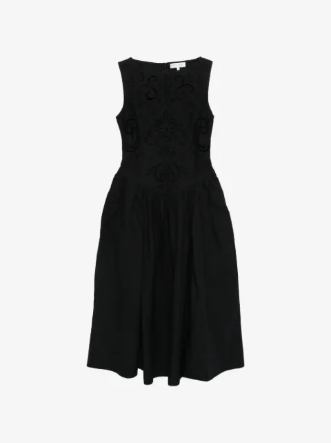Stine Goya robe mi-longue à fleurs brodées