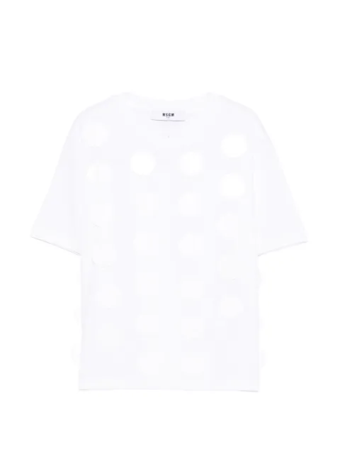 MSGM Kids polka dot T-shirt