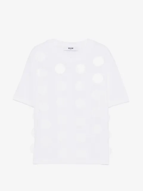 MSGM Kids polka dot T-shirt
