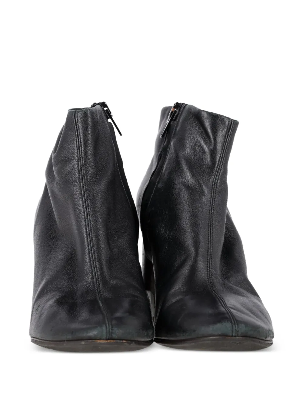 Zip-Up Ankle Boots