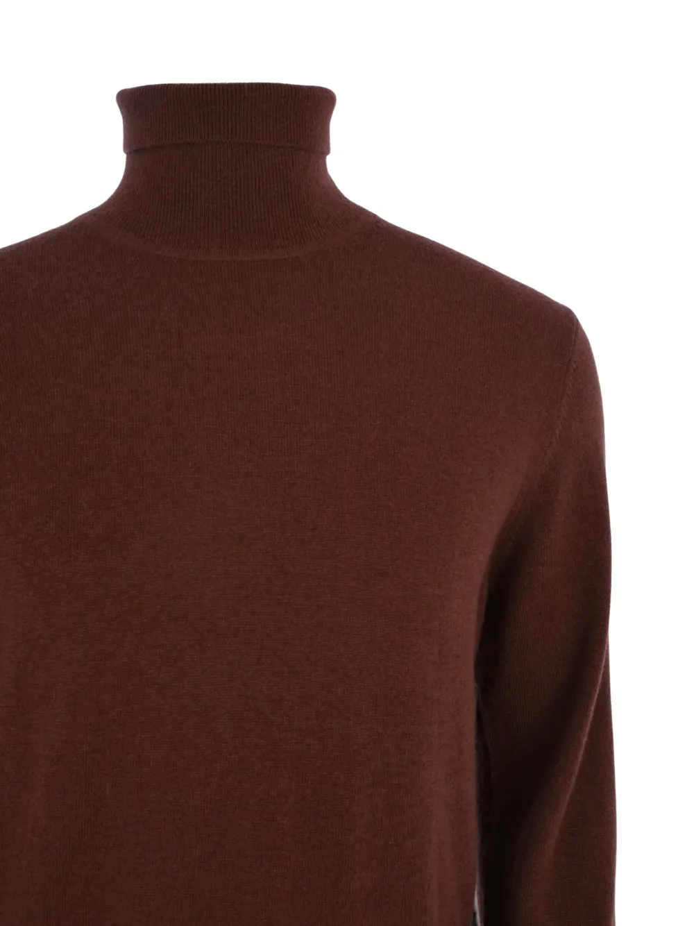 Corneliani Gebreid overhemd met col Bruin
