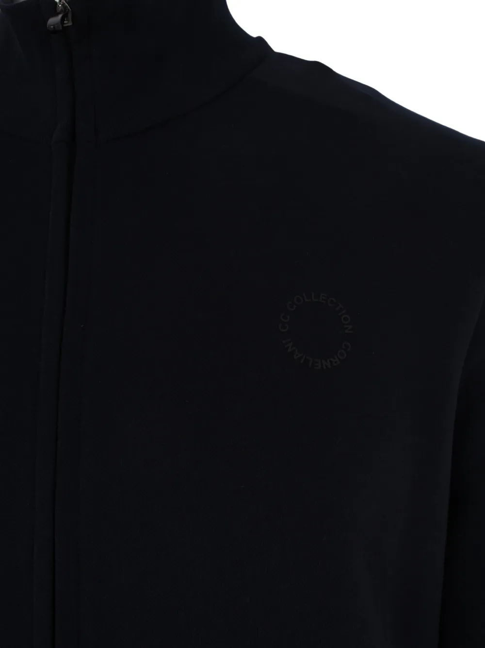 Corneliani Zip Sweatshirt In Blue
