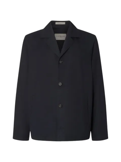 Corneliani button virgin wool overshirt