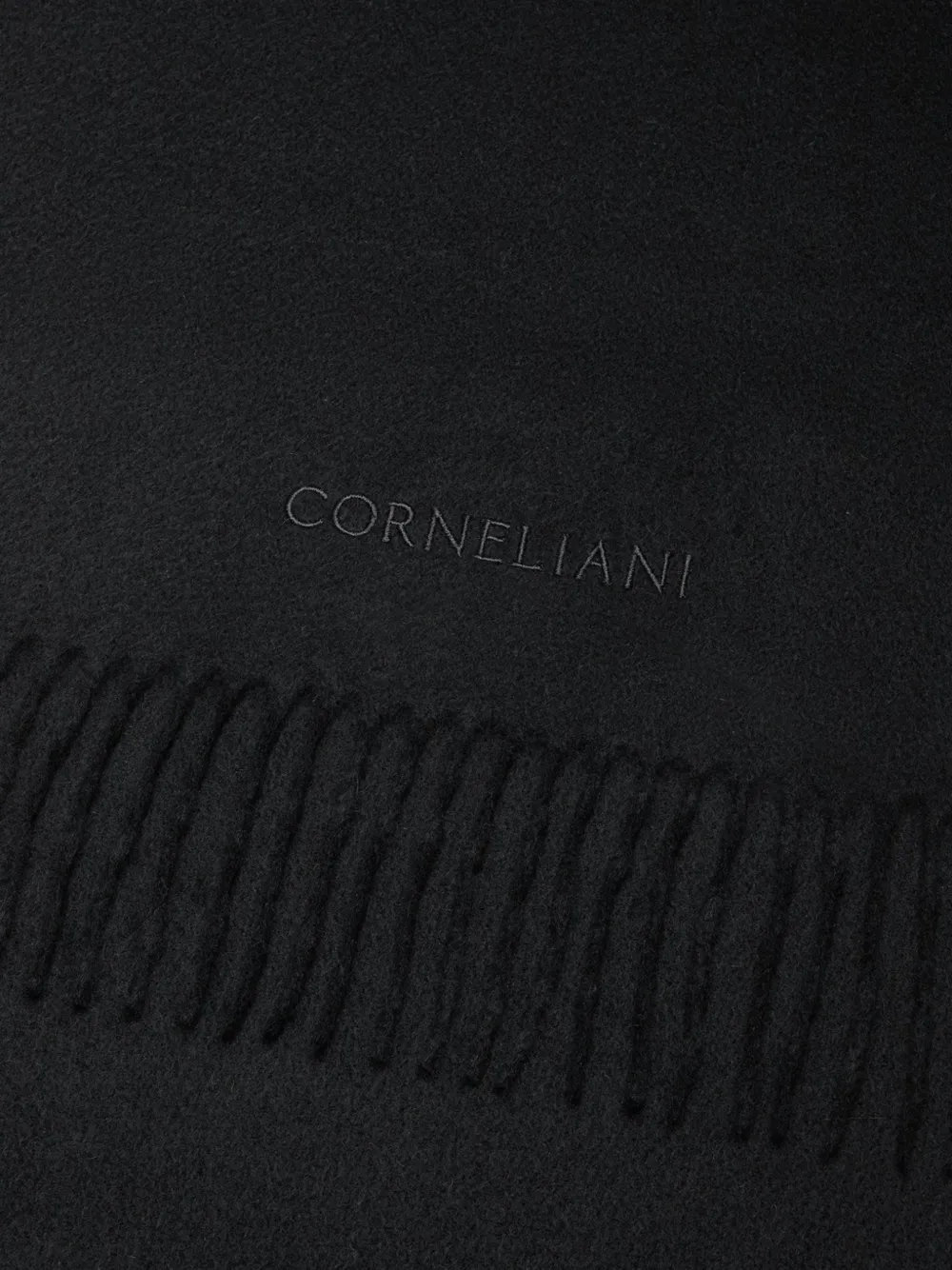 Corneliani Sjaal met franje Grijs
