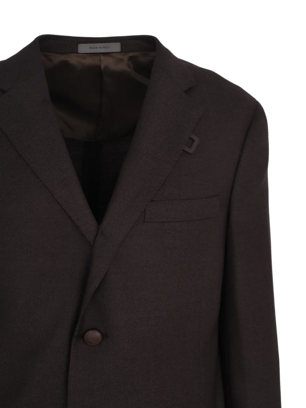 Corneliani Jack met enkele rij knopen Bruin