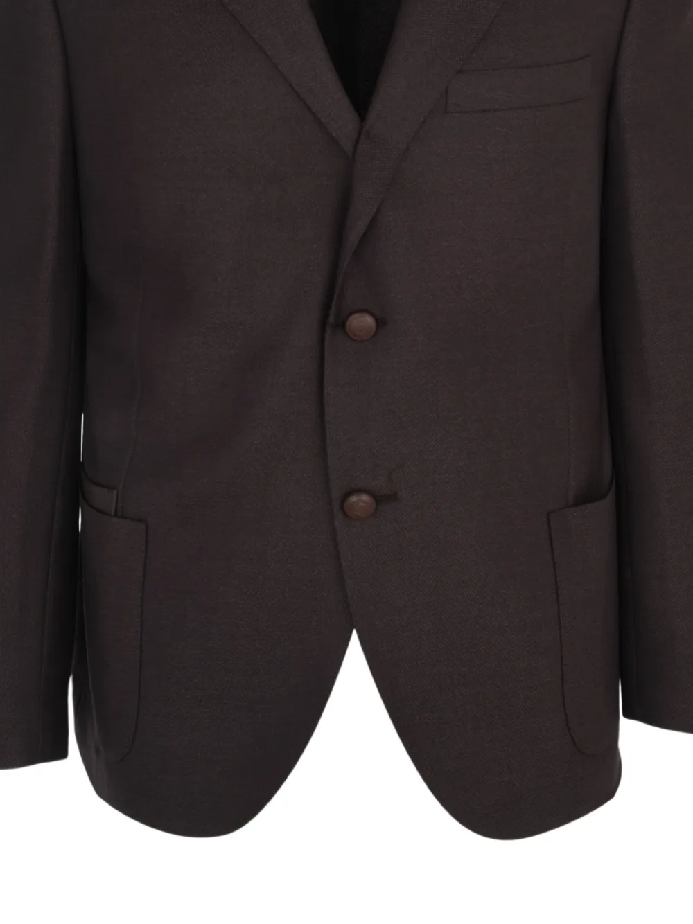 Corneliani Jack met enkele rij knopen Bruin