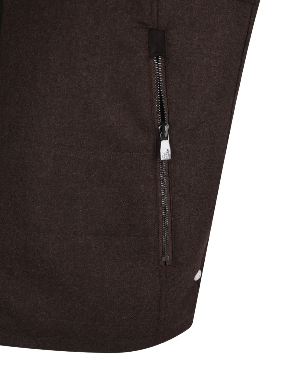 Corneliani Bodywarmer met rits Bruin