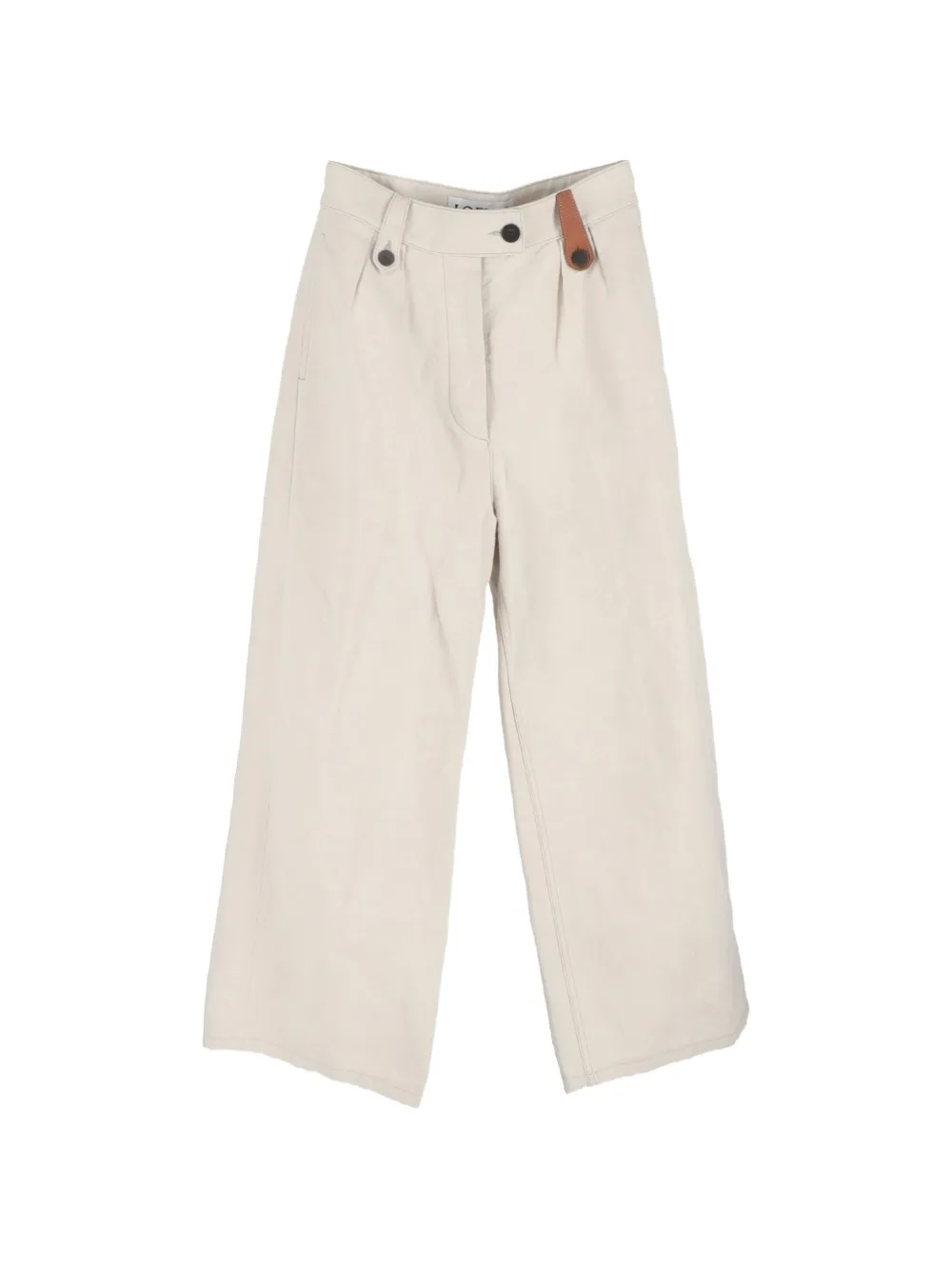 Loewe Pre-Owned wide-leg trousers - Toni neutri