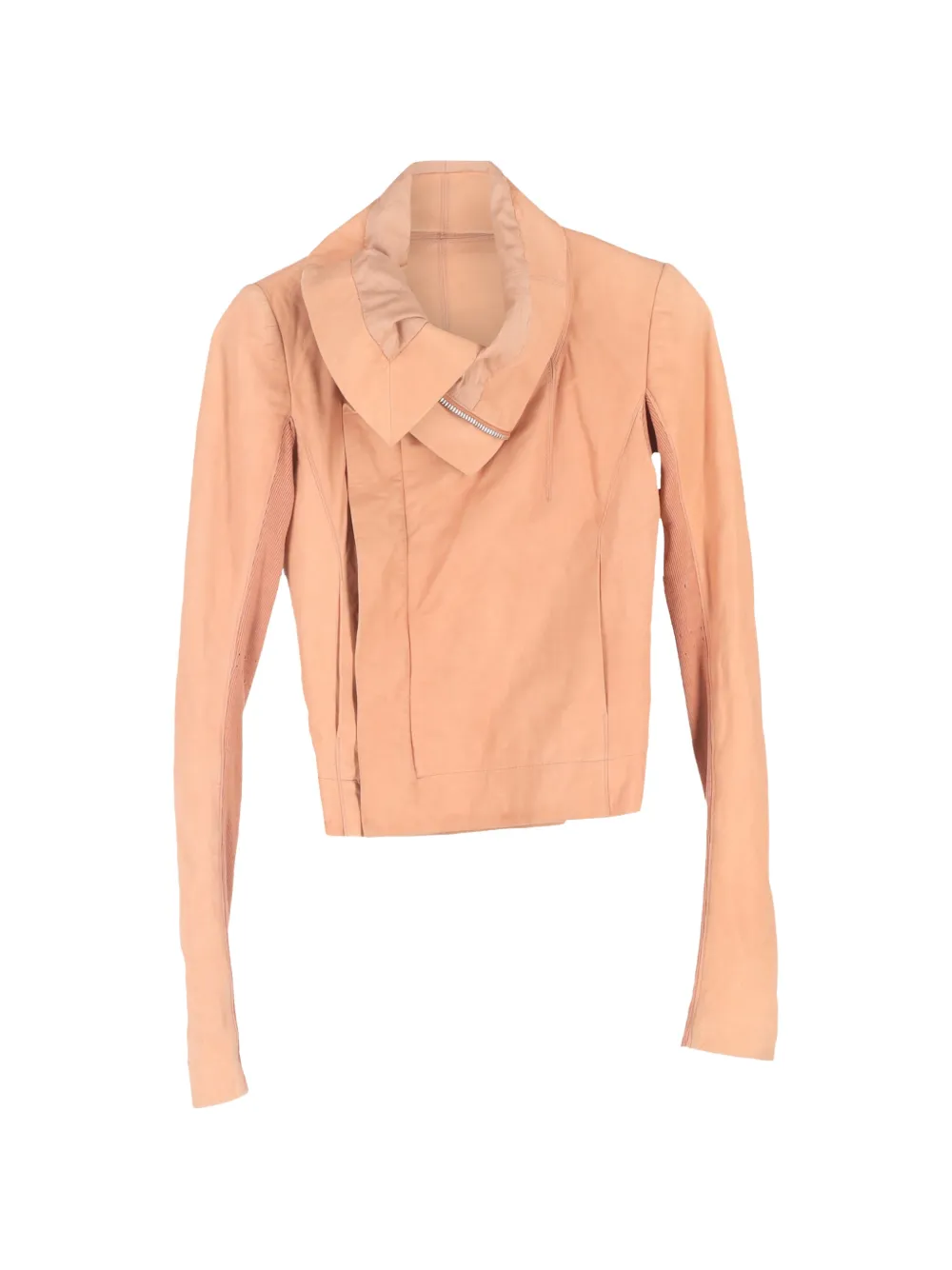 Pre-owned Rick Owens Vintage Leather Jacket In Orange