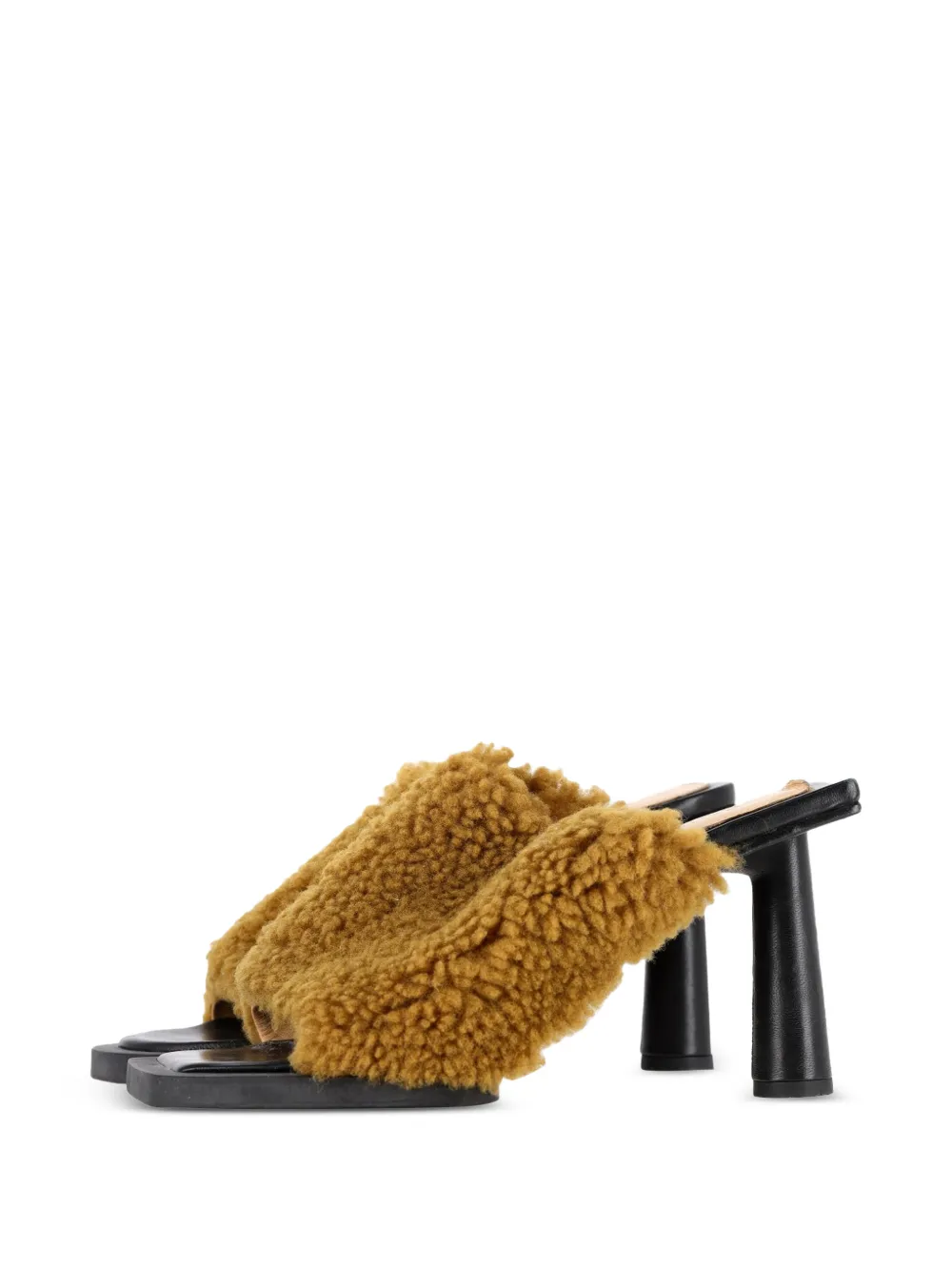  Jacquemus Pre-owned Les Carrés Ronds Mules - Brown 