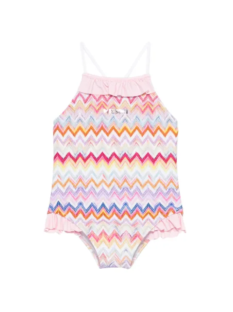 Missoni Kids chevron-print swimsuit