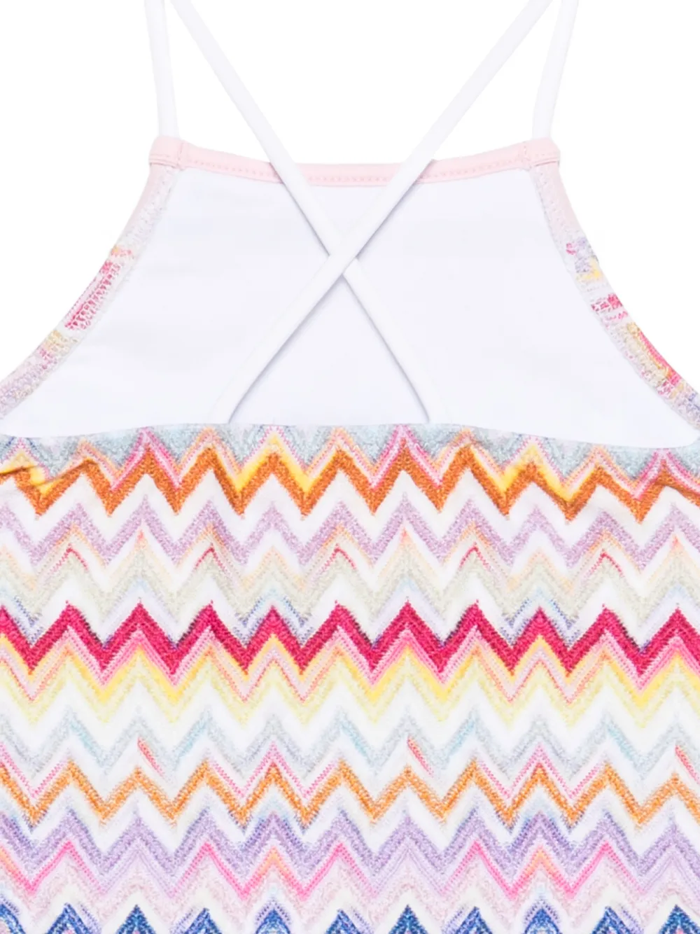  Missoni Kids Chevron-print Swimsuit - White 