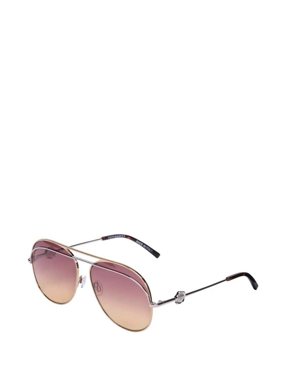  Viktor & Rolf Pilot-frame Sunglasses - Silver 