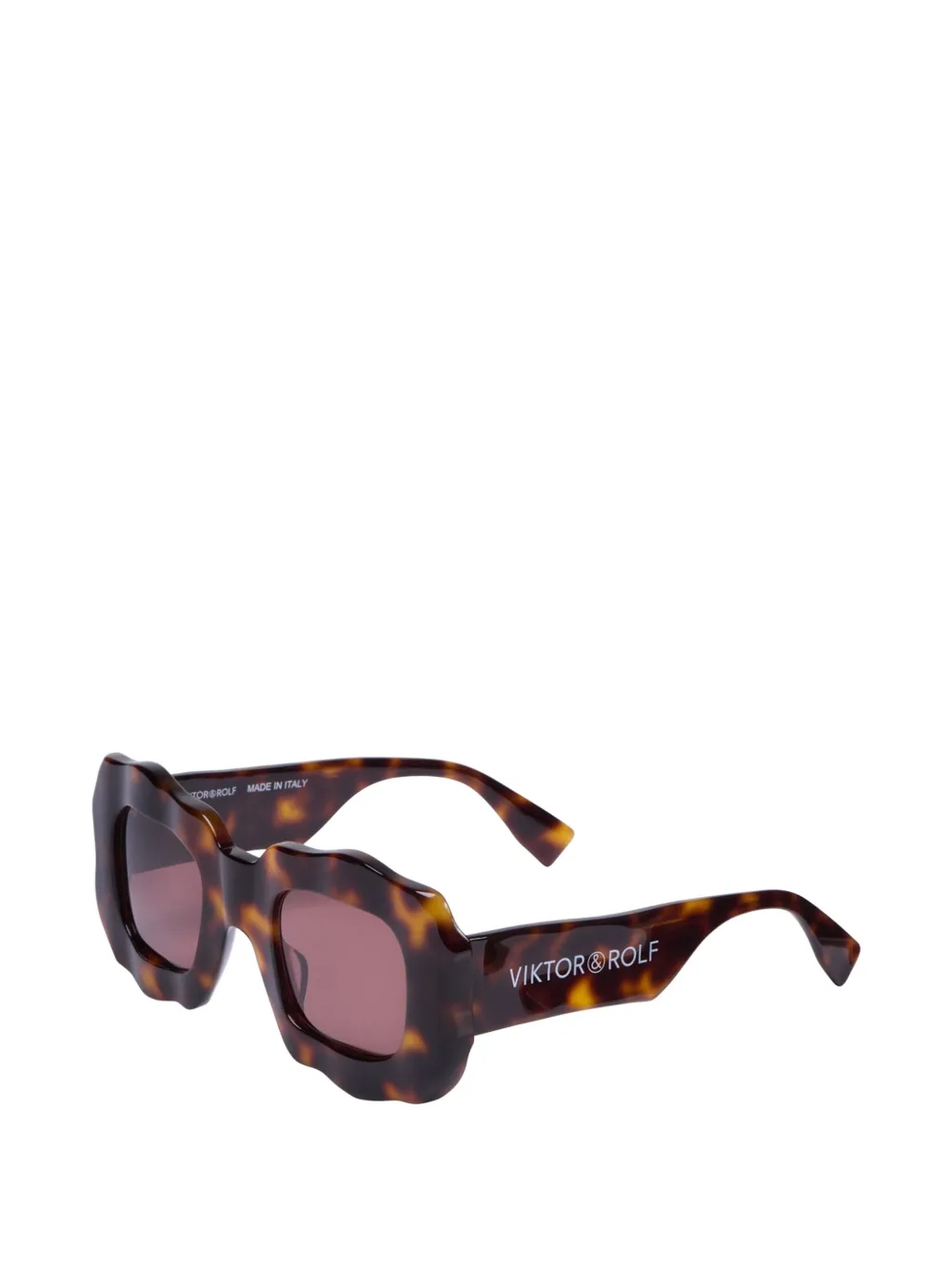  Viktor & Rolf Logo-detail Sunglasses - Brown 
