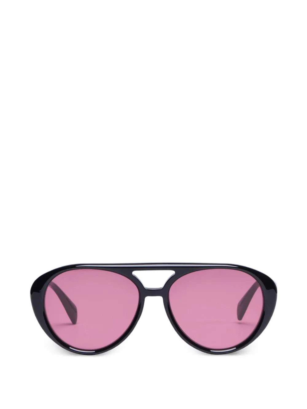 Viktor & Rolf Occhiali da sole con montatura stile pilota - Nero