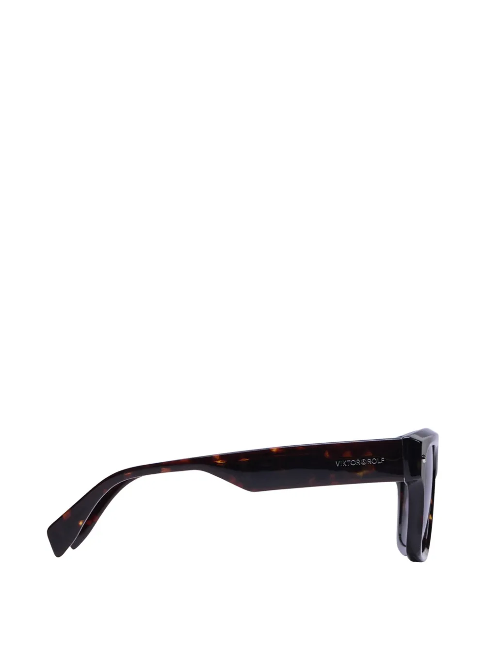  Viktor & Rolf Rectangular-frame Sunglasses - Brown 