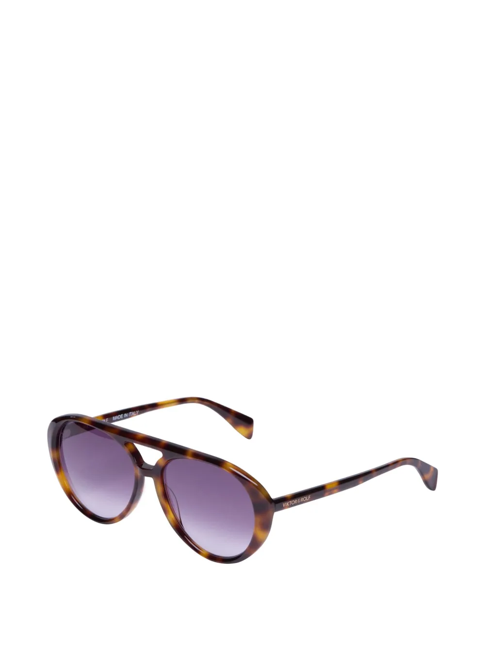  Viktor & Rolf Pilot-frame Sunglasses - Brown 