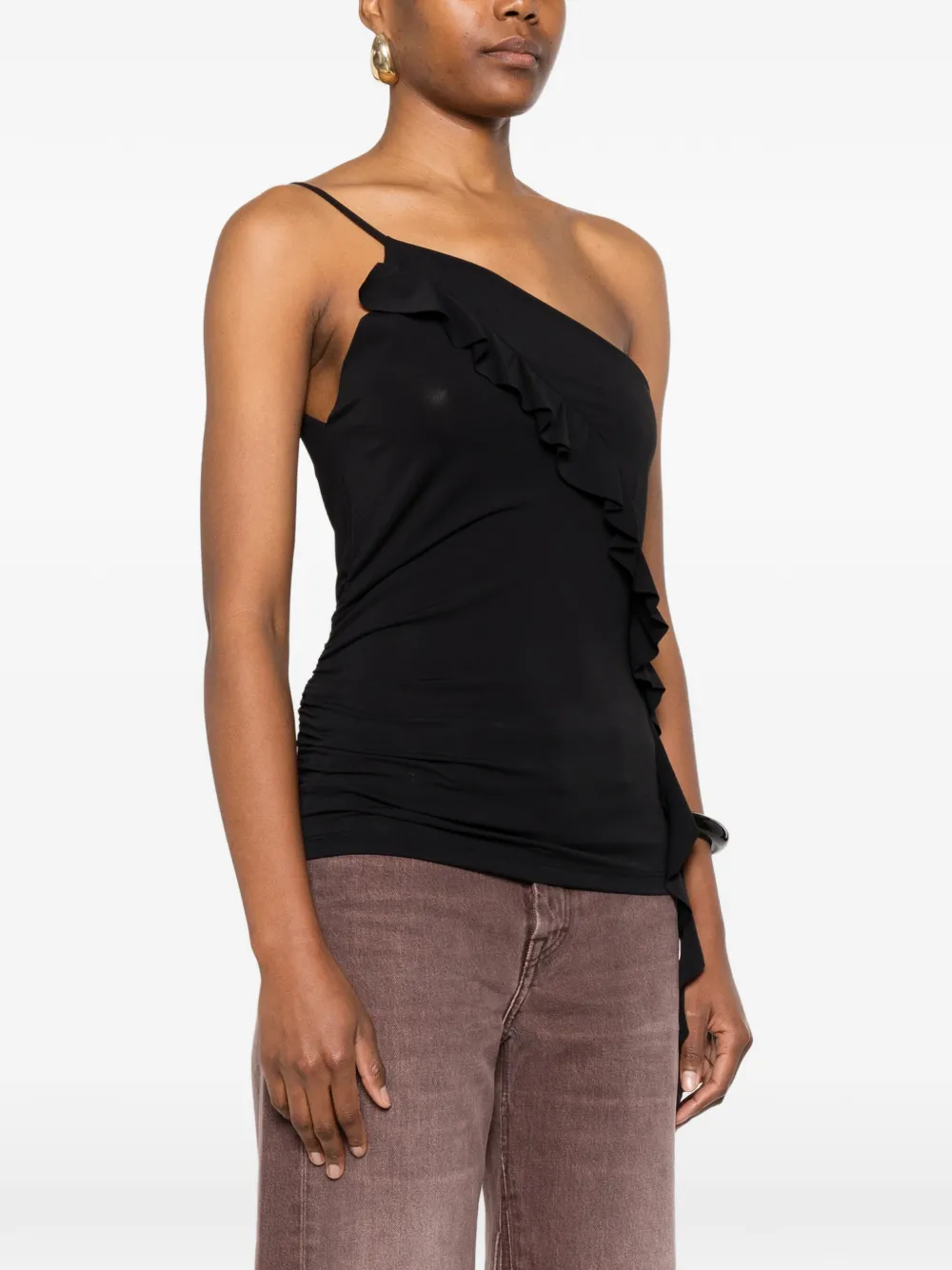 PINKO Asymmetrische top Zwart