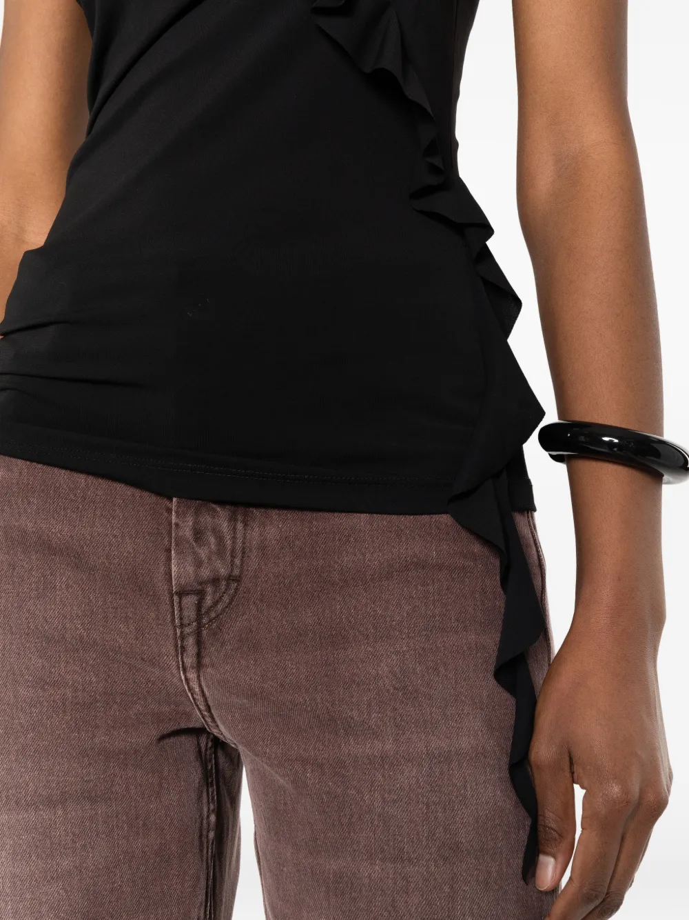 PINKO Asymmetrische top Zwart