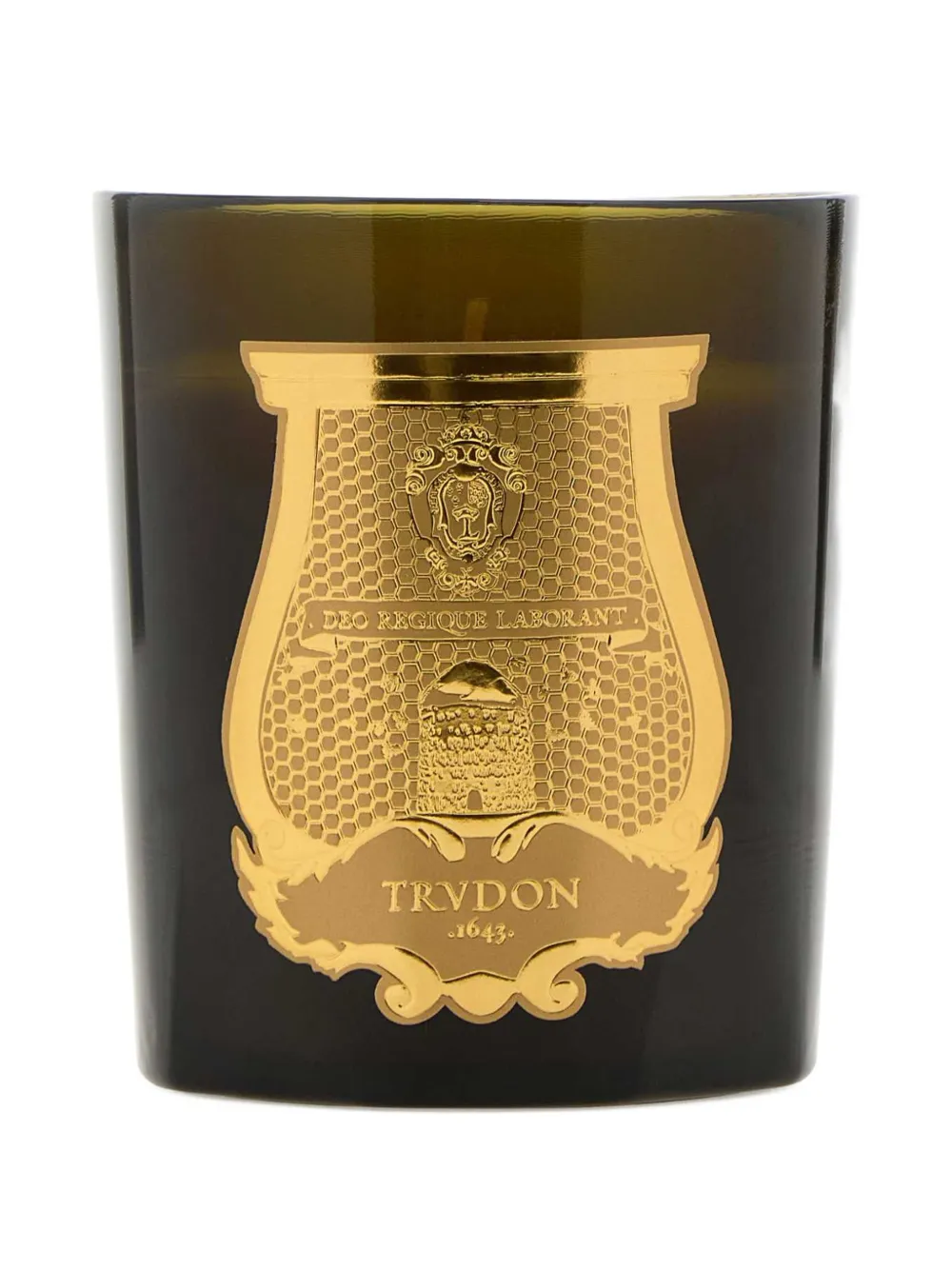 TRUDON Odalisque logo-detail candle - Verde