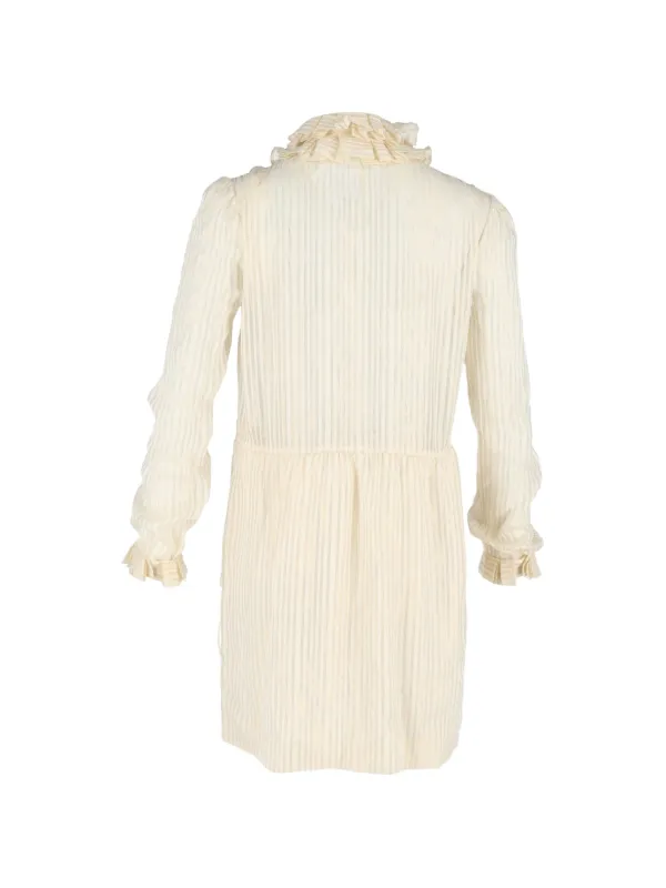 saint laurent white mini dress Saint Laurent