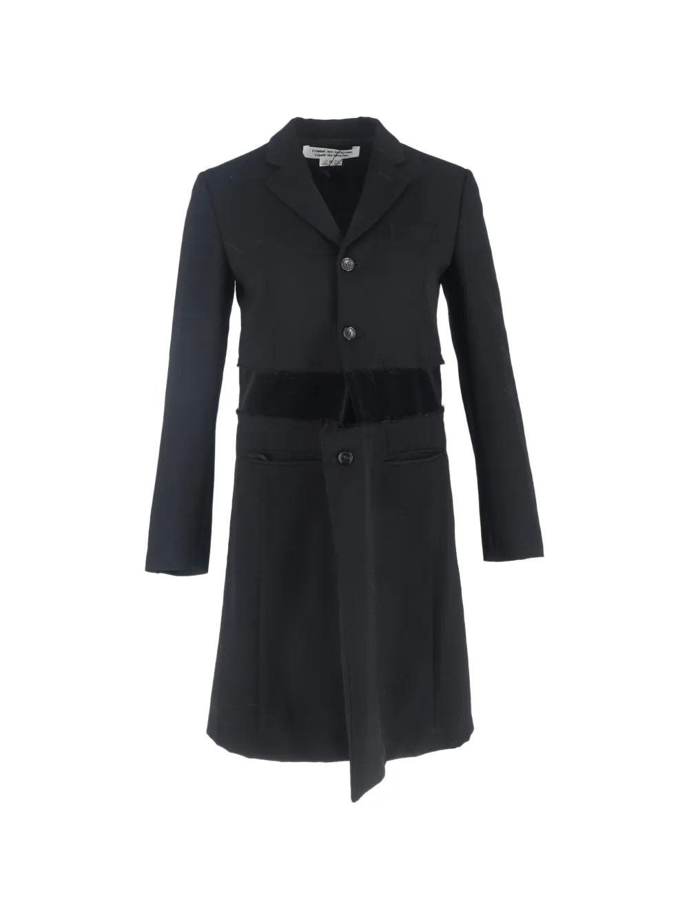 Comme Des Garçons Pre-Owned single-breasted coat - Nero