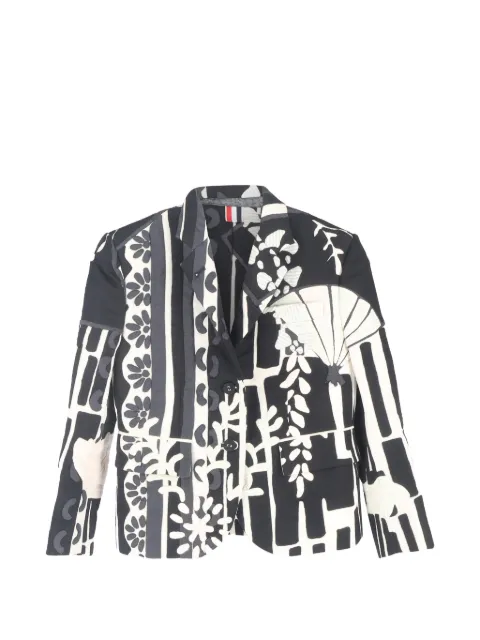 Thom Browne patchwork blazer
