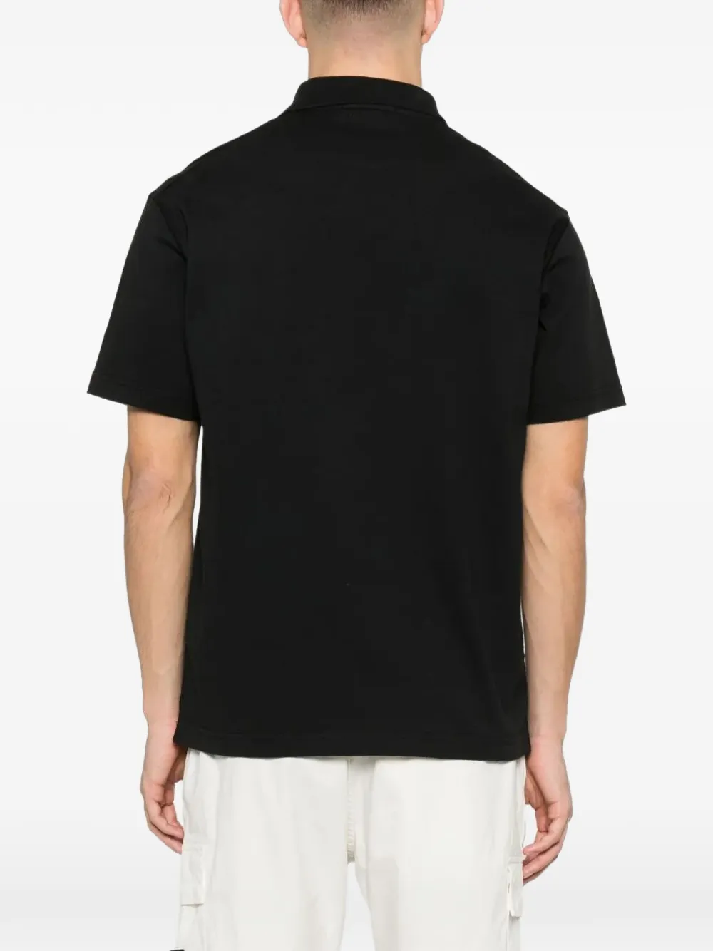 Stone Island Poloshirt met korte mouwen Zwart