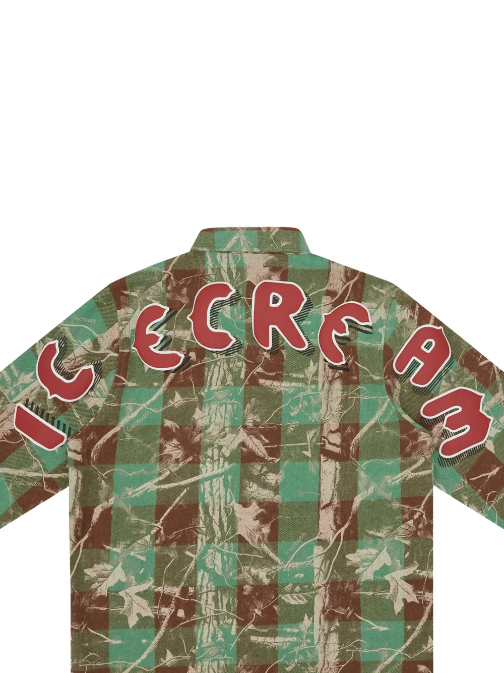  Icecream Checked Shirt - Green 