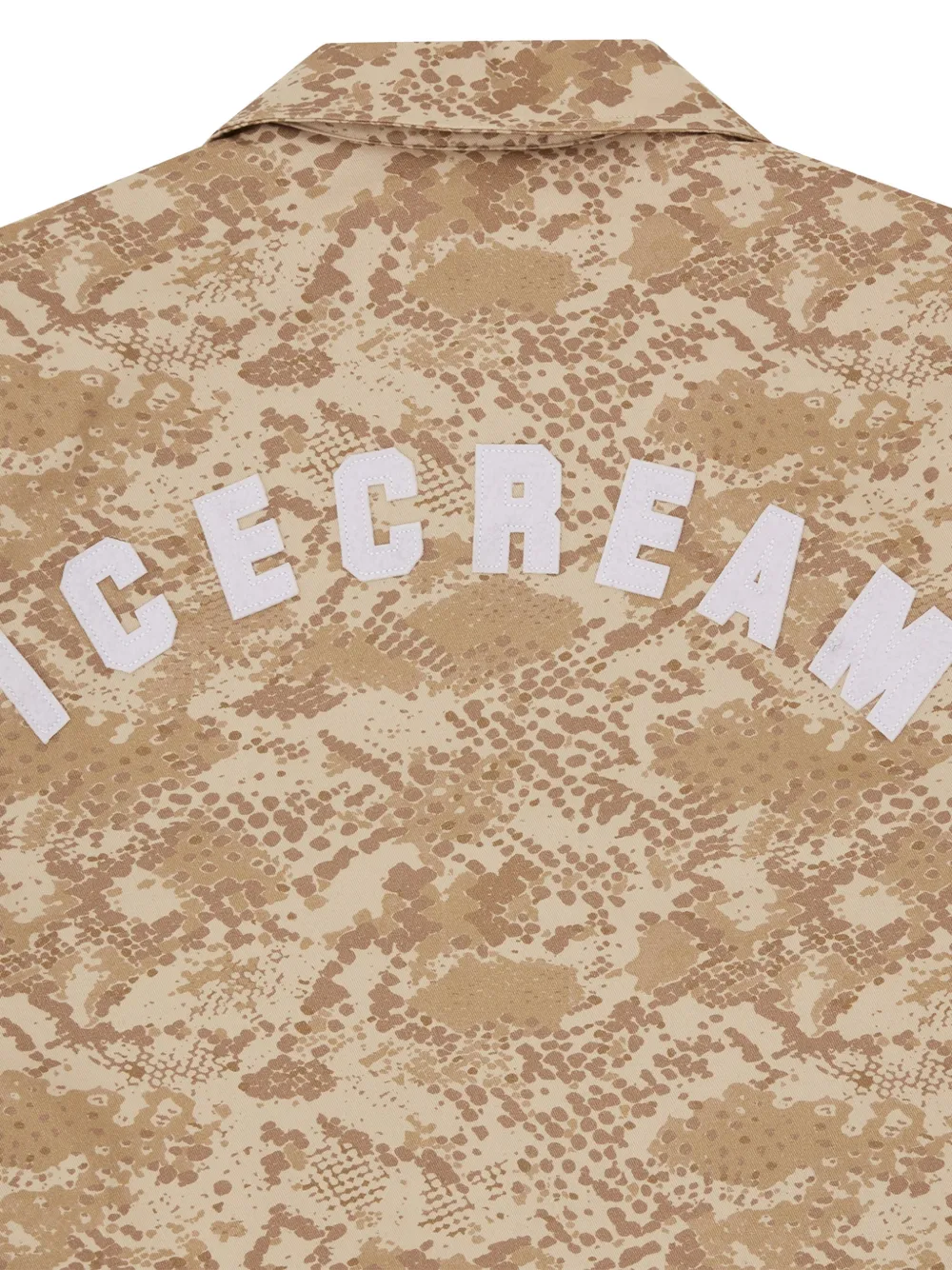 ICECREAM Shirtjack met camouflageprint Beige