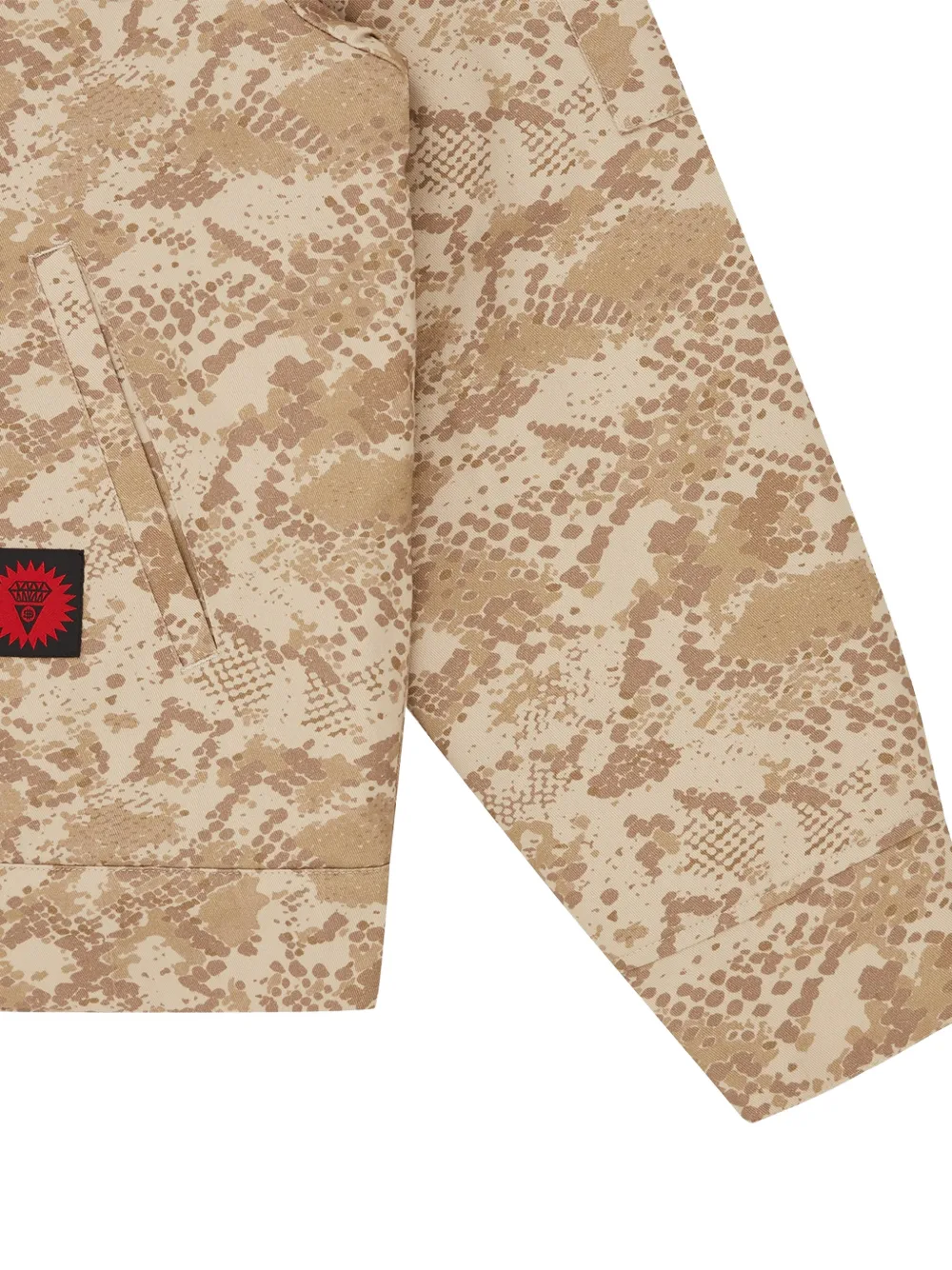 ICECREAM Shirtjack met camouflageprint Beige