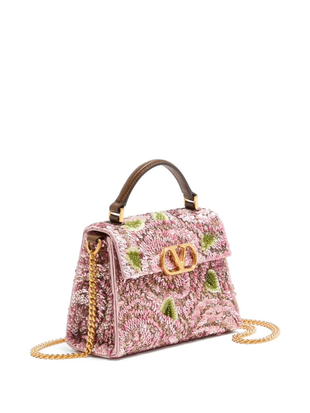 Valentino Garavani VSling handtas met borduurwerk Roze