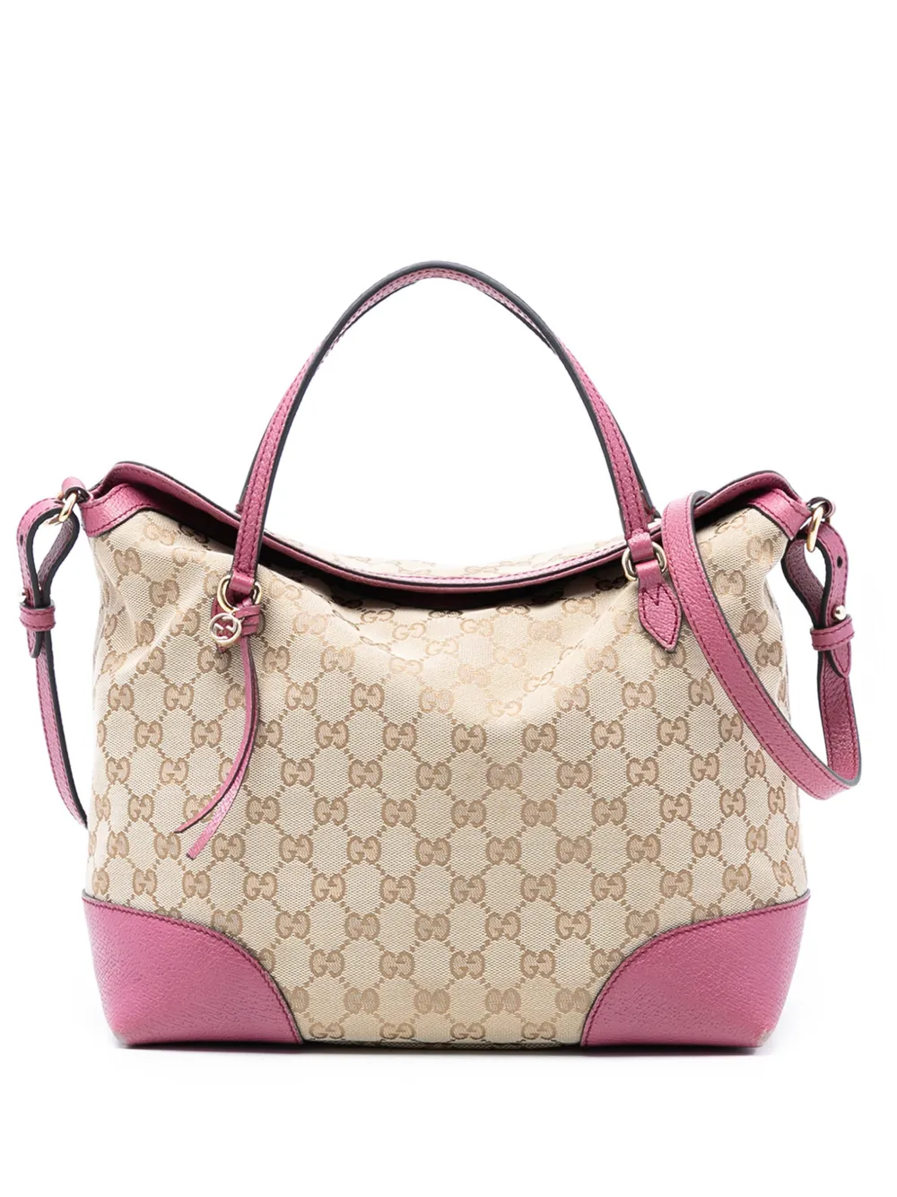 Gucci Pre-Owned 2016-2026 Medium GG Canvas Bree satchel - Marrone