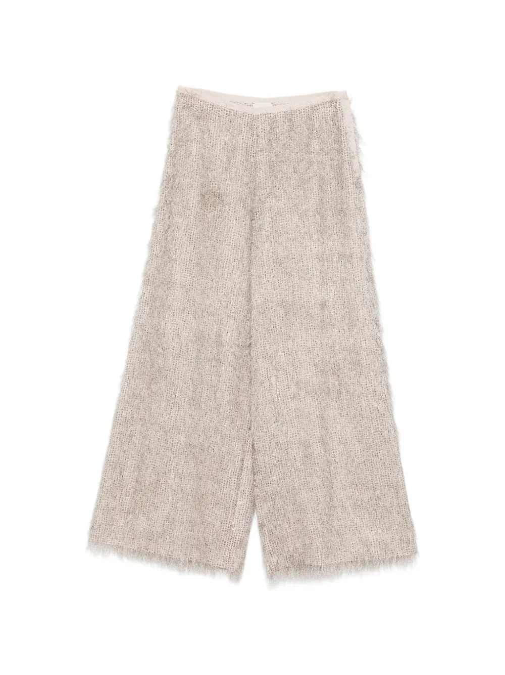 Alysi fringed trousers - Toni neutri