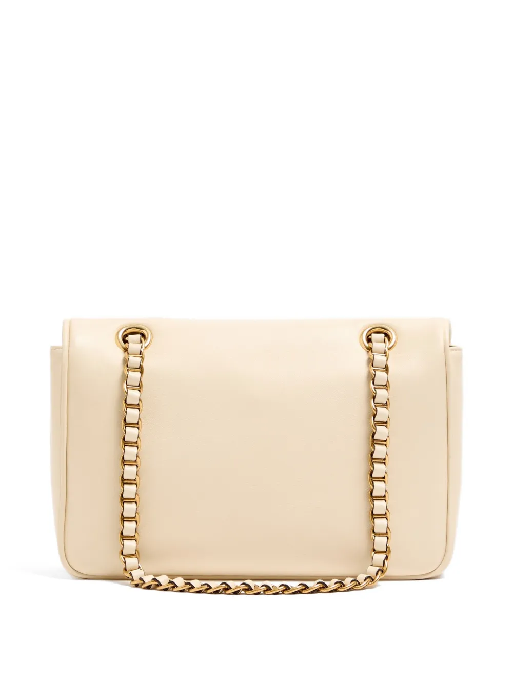 Valentino Garavani Djuna medium tas met kettinghengsel van nappaleer Beige