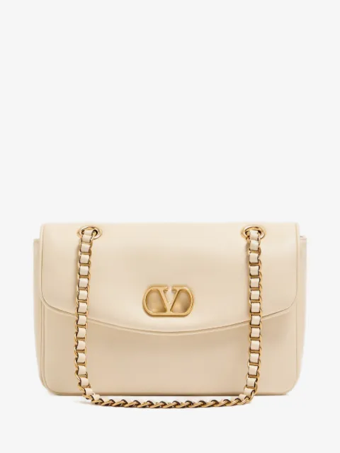Valentino Garavani bolsa Djuna mediana de piel de napa con cadena