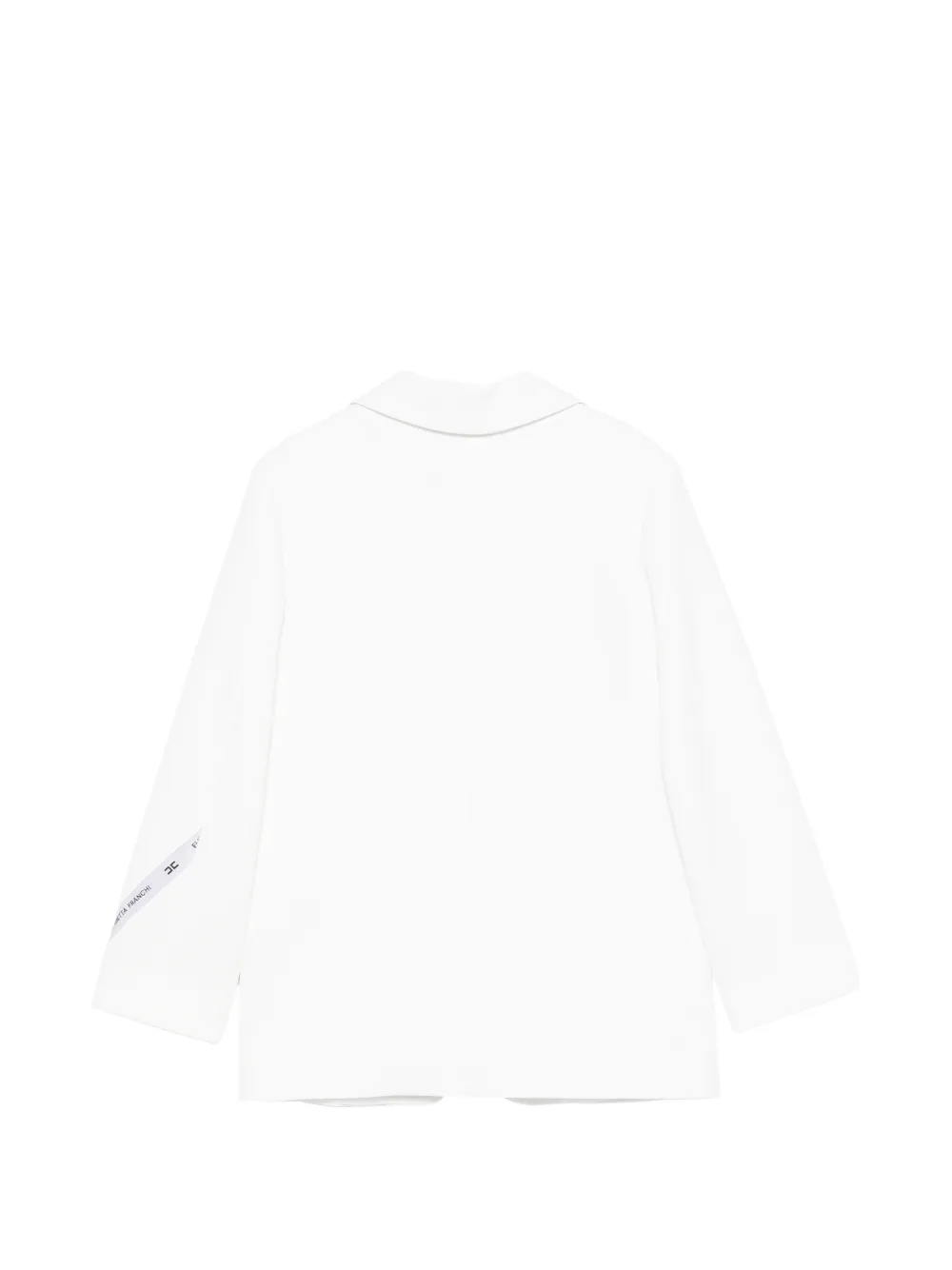 Elisabetta Franchi La Mia Bambina Blazer met knopen Wit