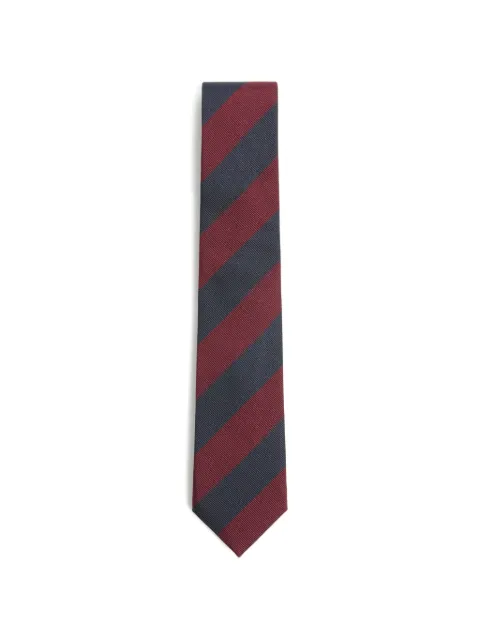 Valentino Garavani Valentie jacquard regimental silk tie