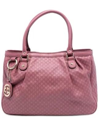GUCCI ピンク ハンドバッグ スーキー Gucci Pre-Owned 2016-2026 グッチシマ スーキー ハンドバッグ