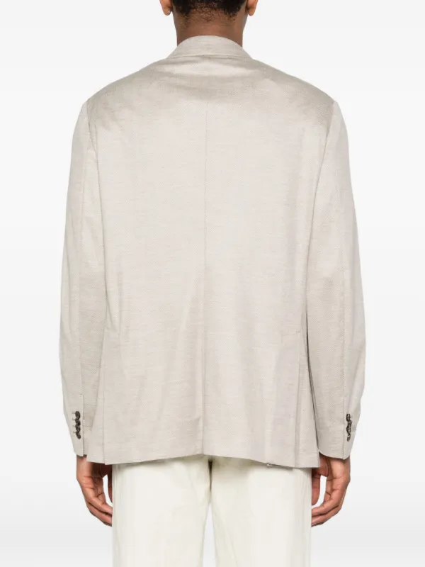 Brioni ボタン ジャケット | ニュートラル | FARFETCH JP